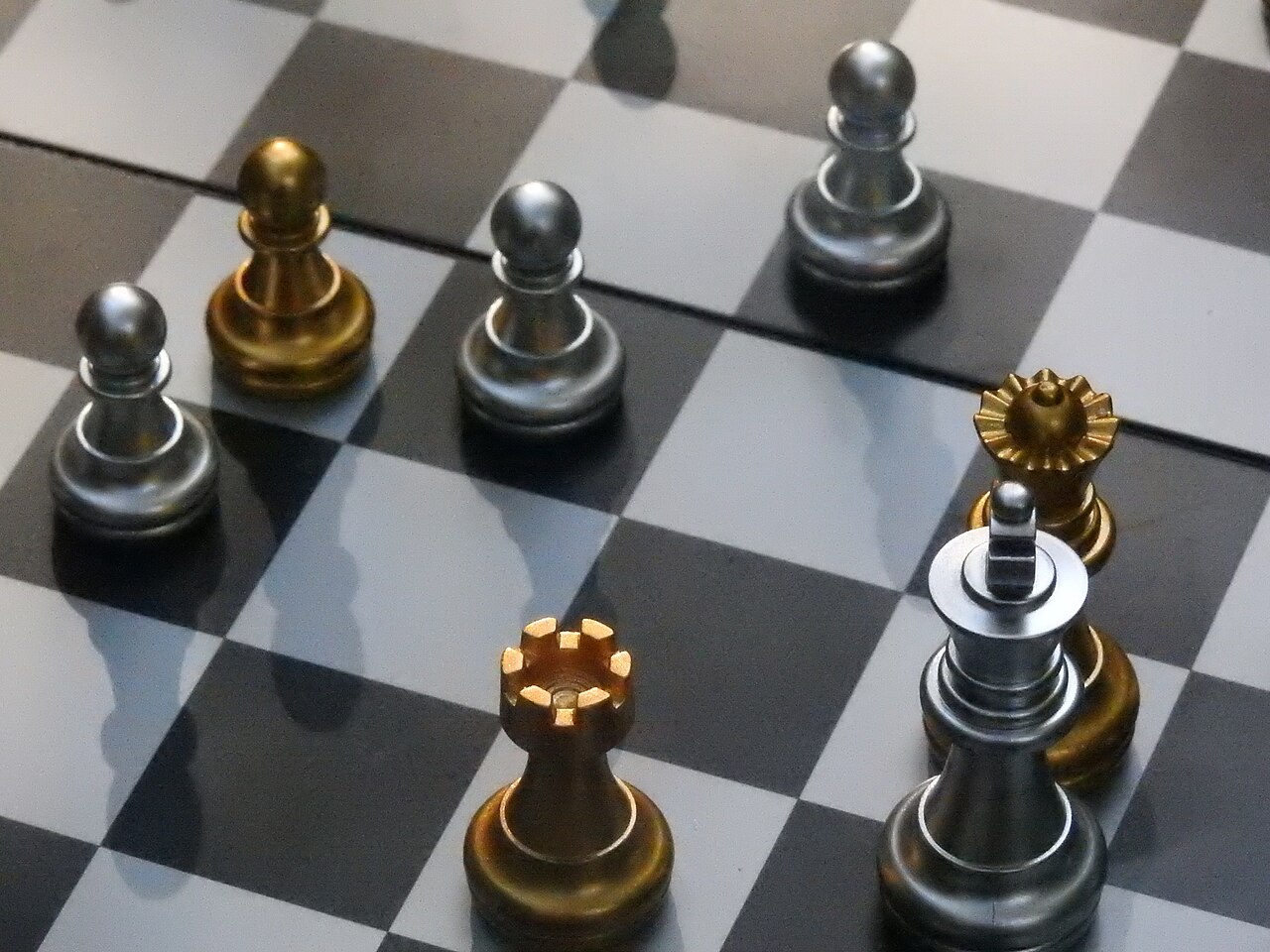 Gold-Silver Chess Set