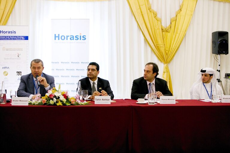 A boardroom dialogue session at the 2011 Horasis Global Arab Business Meeting (6247249028)